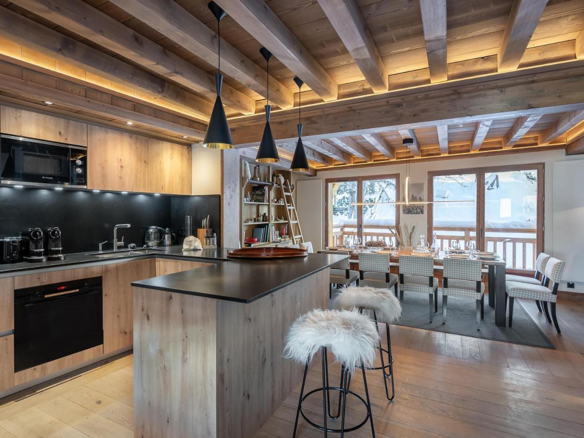 Chalet Entierement Renove Au Centre De Courchevel Village, Ideal Pour 10 Adultes Et 4 Enfants - Fr-1-562-50 외부 사진