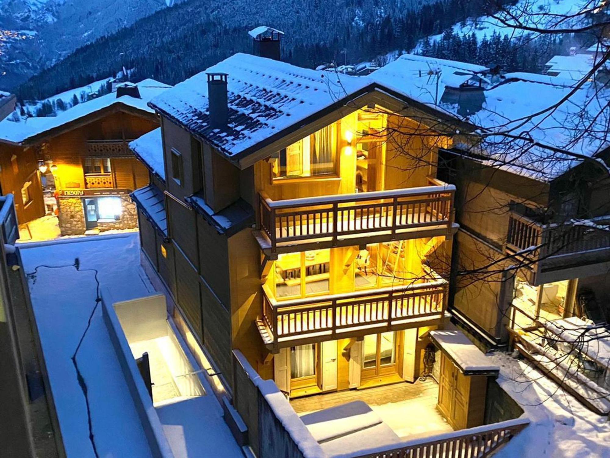 Chalet Entierement Renove Au Centre De Courchevel Village, Ideal Pour 10 Adultes Et 4 Enfants - Fr-1-562-50 외부 사진